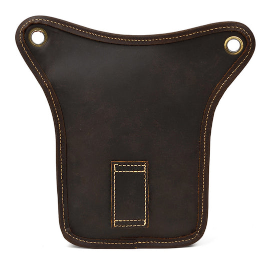 Men's Leather Pocket Crazy Horse Leg Leisure Men's Waist Packs