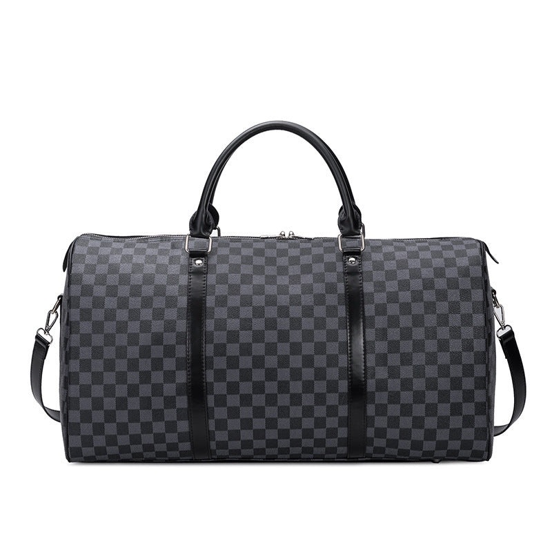 Men's Waterproof Portable Large Capacity Fashion Leather Travel Bags