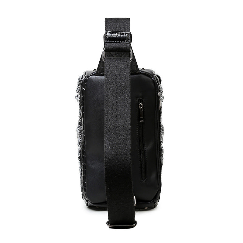 Men's Embossed Three-dimensional Faucet Ethnic Style Fashion Men's Chest Bags