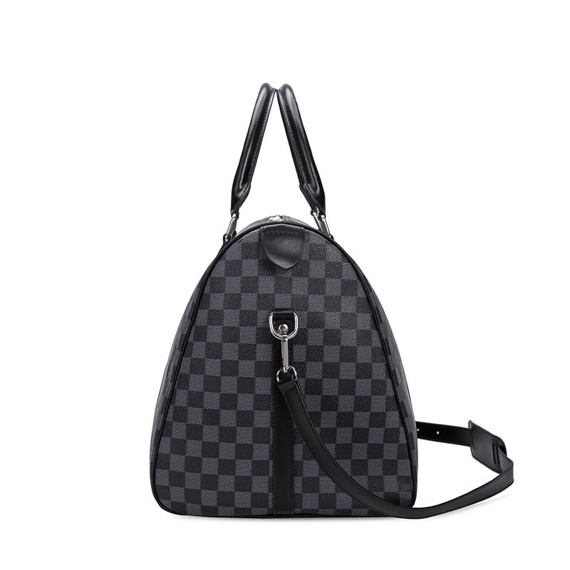 Men's Waterproof Portable Large Capacity Fashion Leather Travel Bags