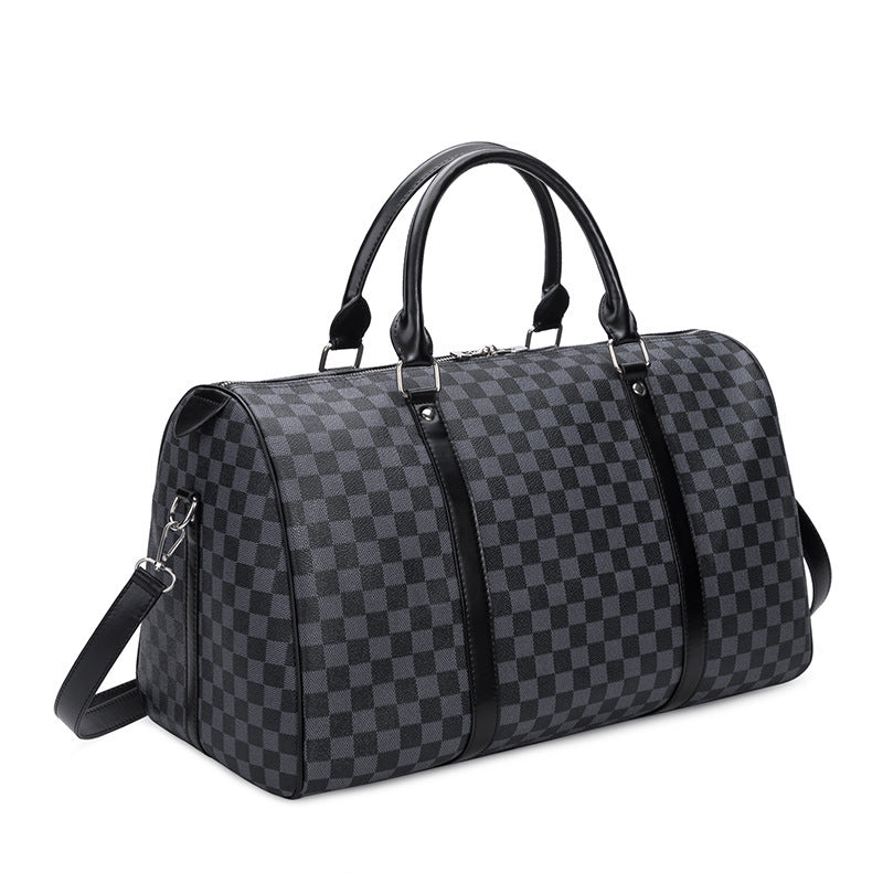 Men's Waterproof Portable Large Capacity Fashion Leather Travel Bags