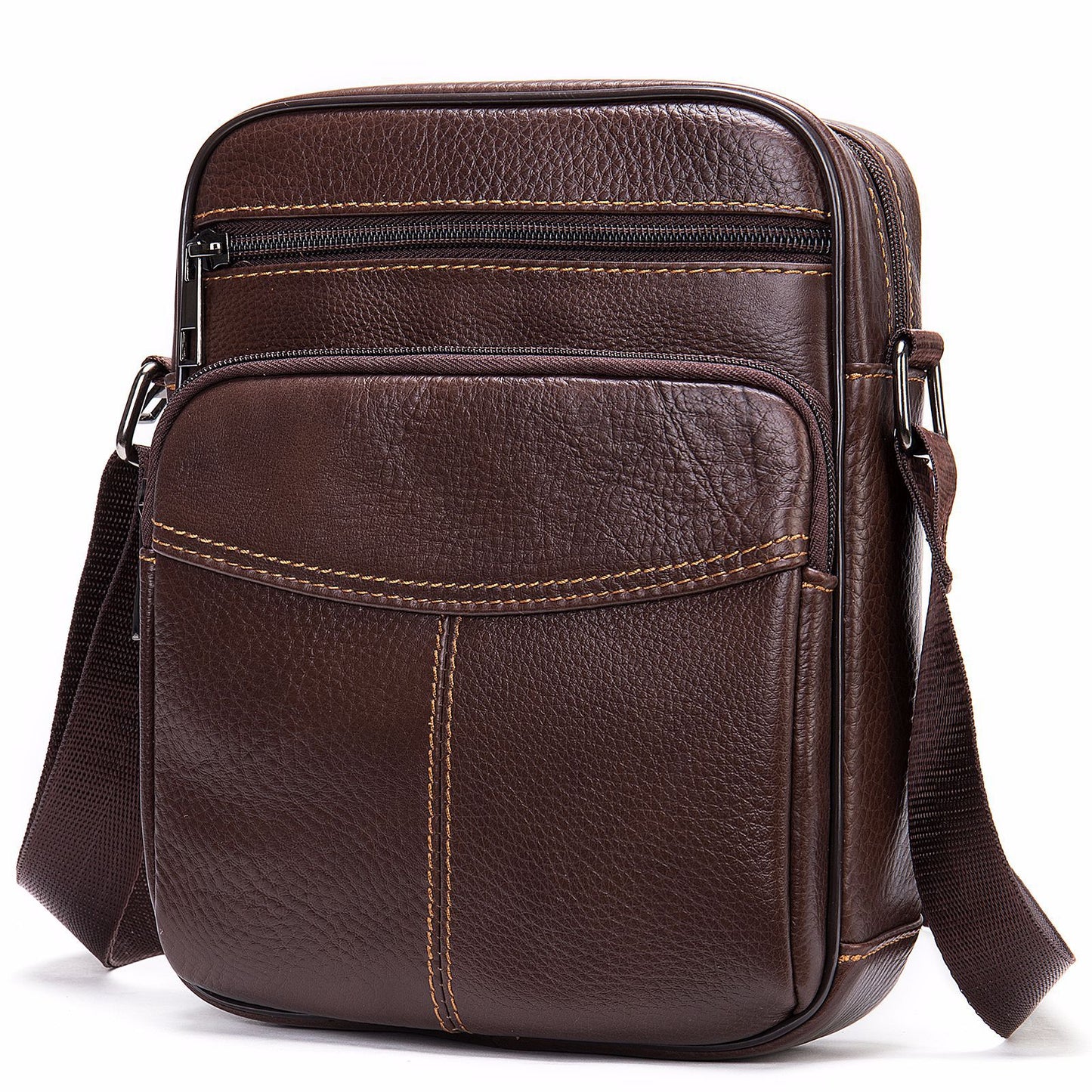 Men's High-grade Genuine Leather Retro First Layer Men's Messenger Bags