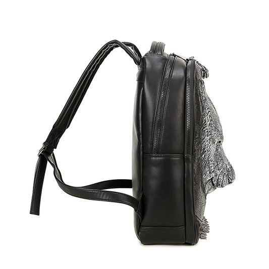Men's Creative Fashion Tiger Head Computer Backpacks