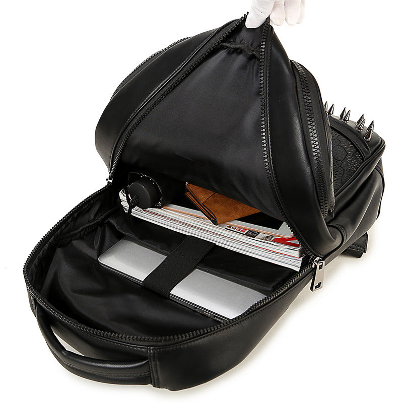Men's Creative Fashion Tiger Head Computer Backpacks