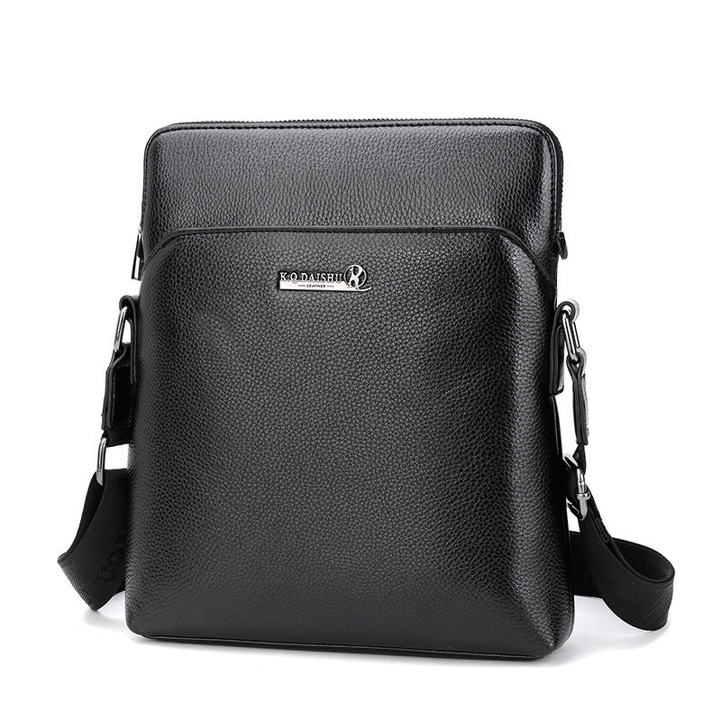 Men's Cool Kangaroo Leather Patch Processing Gift Men's Messenger Bags