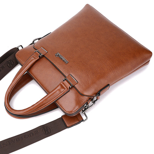 Men's Cool Kangaroo Leather Patch Processing Gift Men's Messenger Bags