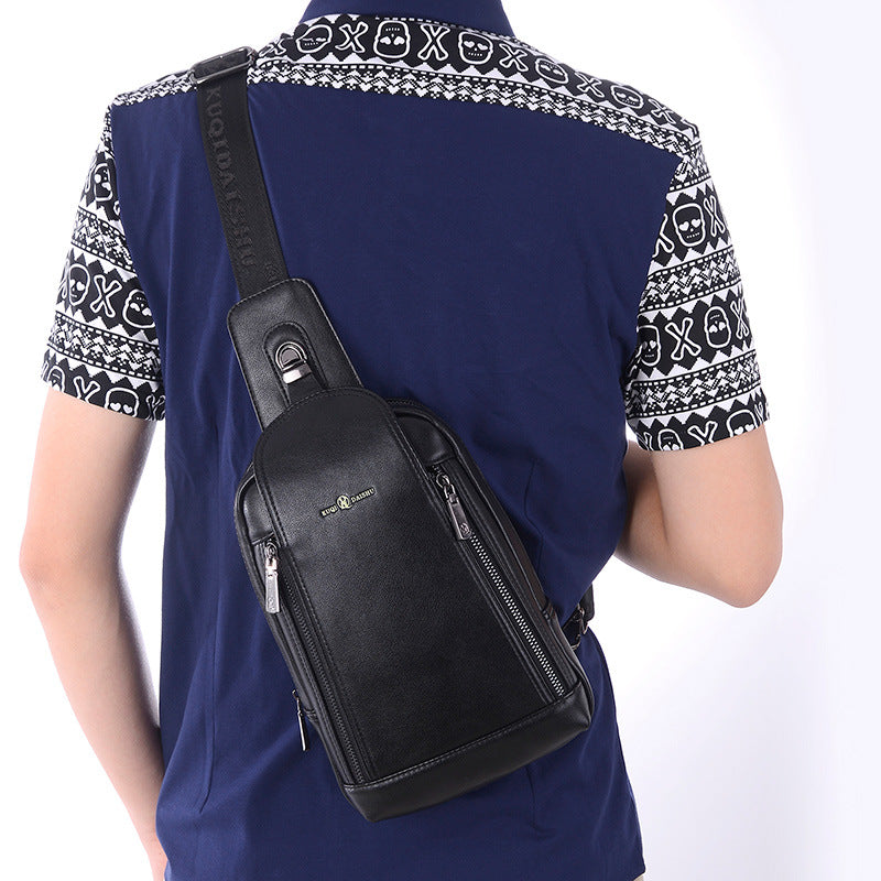 Men's Cool Kangaroo Spring Fashion Slanted Support Men's Chest Bags