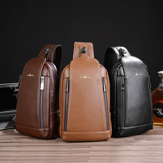 Men's Cool Kangaroo Spring Fashion Slanted Support Men's Chest Bags