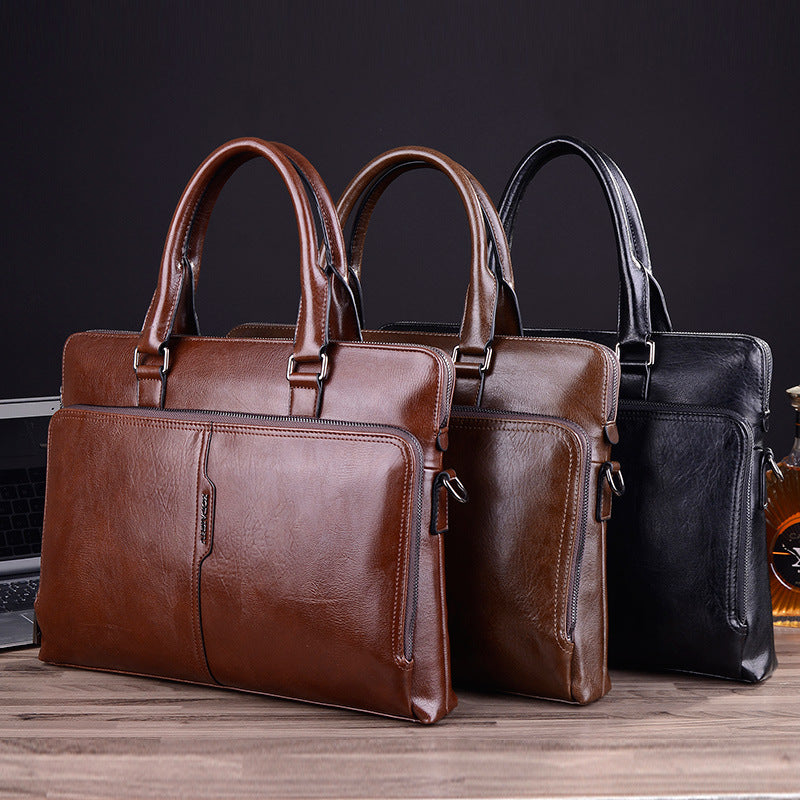 Men's Horizontal Cool Kangaroo Business Computer Bags