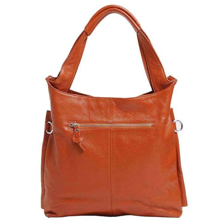 Women's Fashion Trendy Head Layer Cowhide Simple Handbags