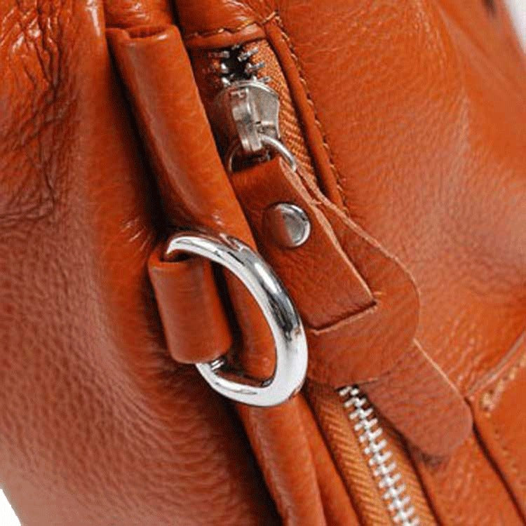 Women's Fashion Trendy Head Layer Cowhide Simple Handbags