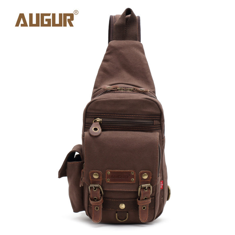 Men's Soaring Spring Canvas Close-fitting Carrying Men's Messenger Bags