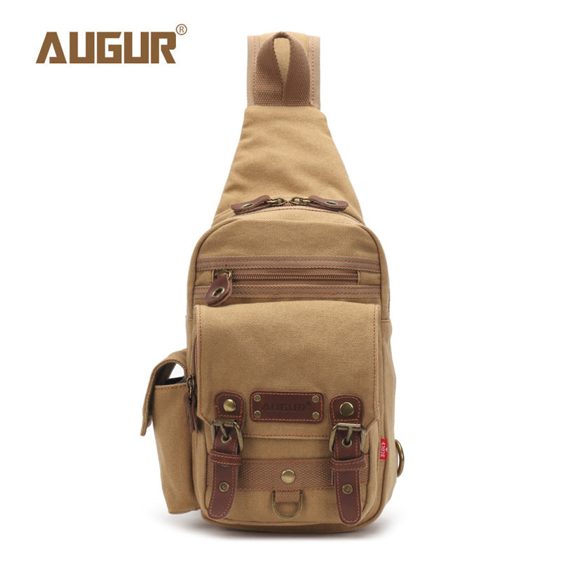 Men's Soaring Spring Canvas Close-fitting Carrying Men's Messenger Bags