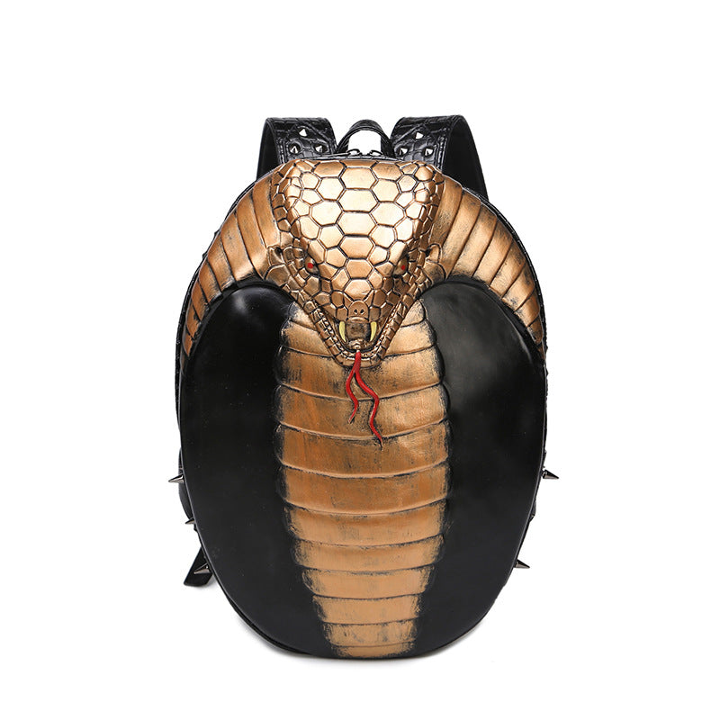 Women's & Men's & Cool Snake King Personalized Ding Backpacks