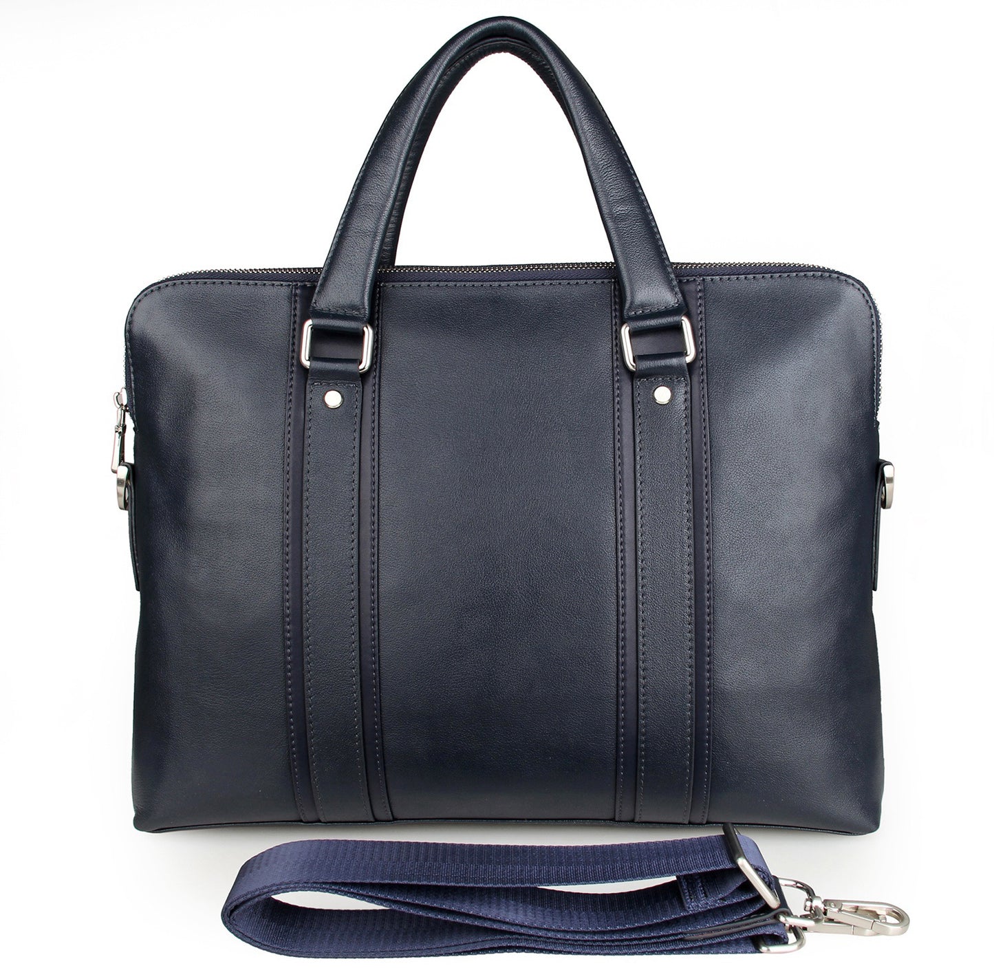 Men's Business Leather Cowhide Inch Computer Bags