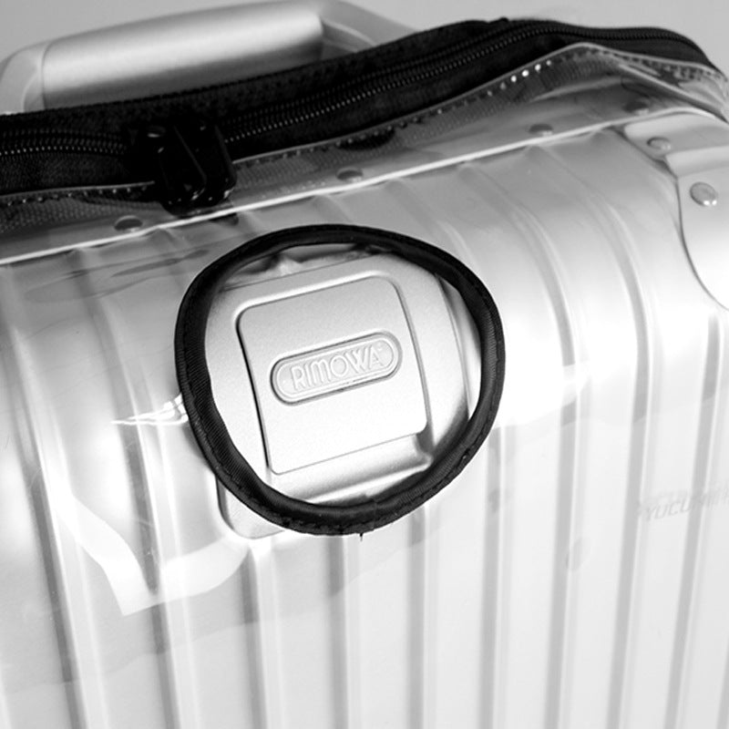 Waterproof Suitcase Protector Protective Cover Transparent Zipper Luggage