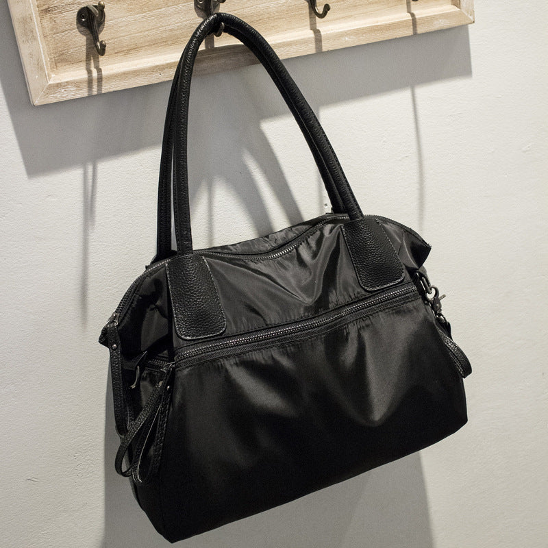 Women's Oxford Cloth Waterproof Soft Surface Solid Color Handbags