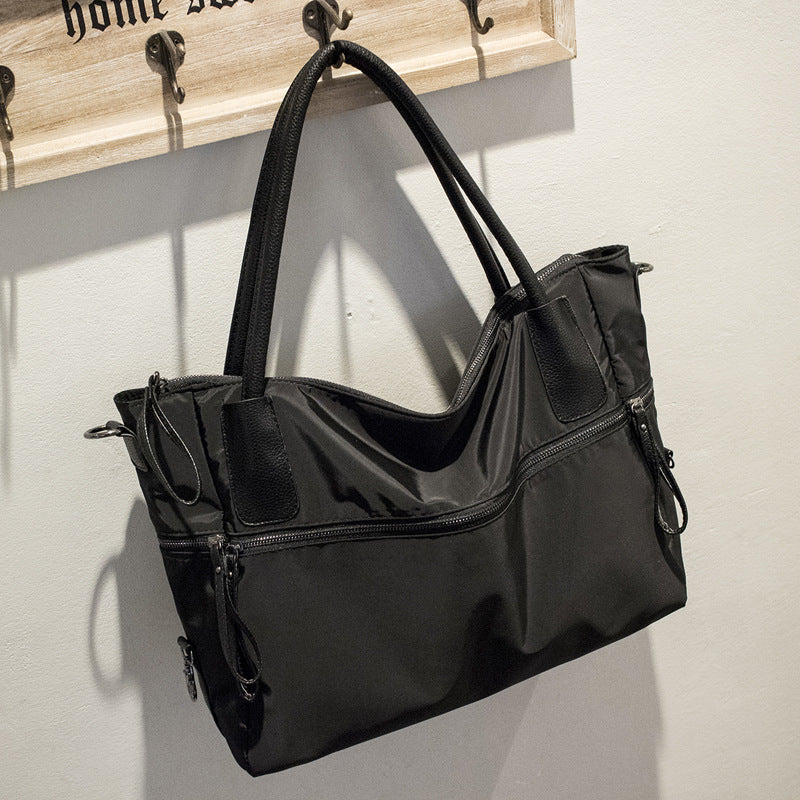 Women's Oxford Cloth Waterproof Soft Surface Solid Color Handbags