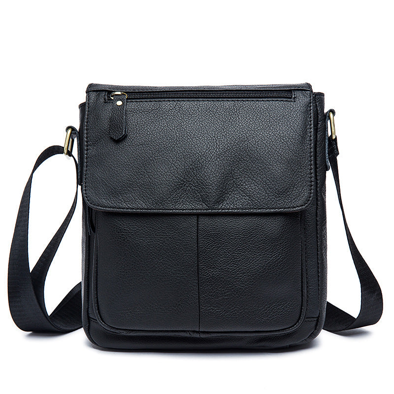 Men's Unique Genuine Leather Cowhide Business Shoulder Bags