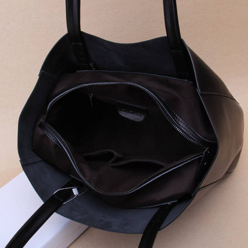 Women's Big For Fashion Genuine Leather Commuter Large Capacity Shoulder Bags