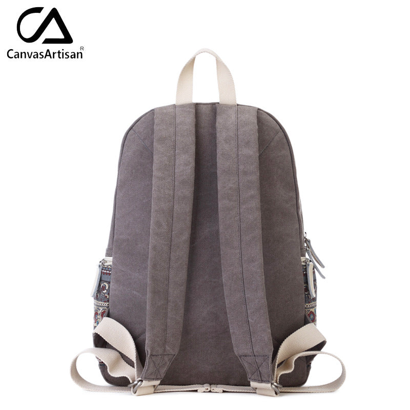 Style Canvas Large Capacity Book Retro Backpacks