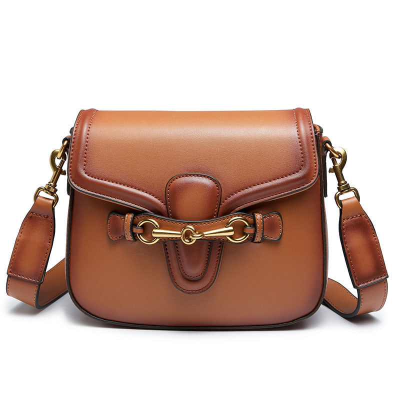 Women's Trendy Durable Retro Strap Saddle Crossbody Bags