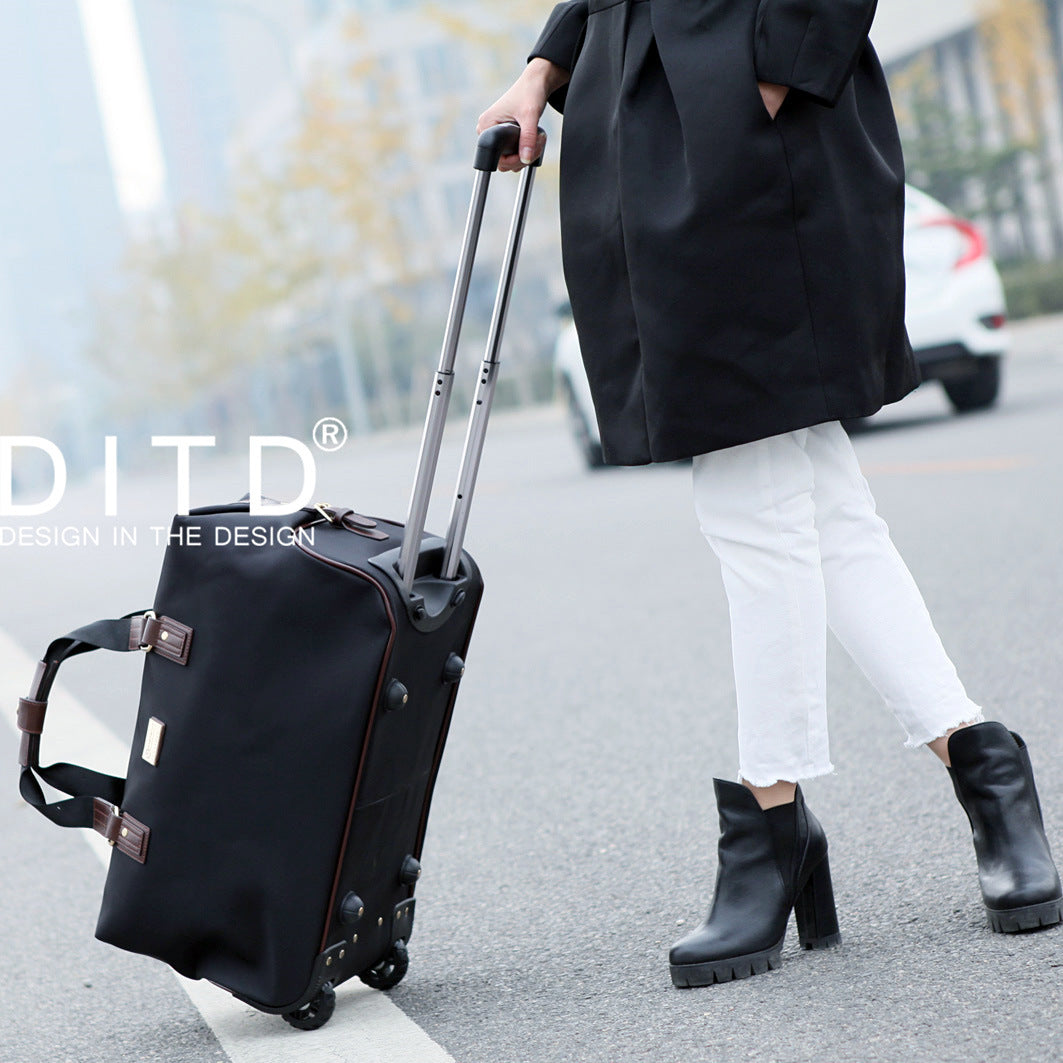 Folding Hand Female Business Large Capacity Travel Bags