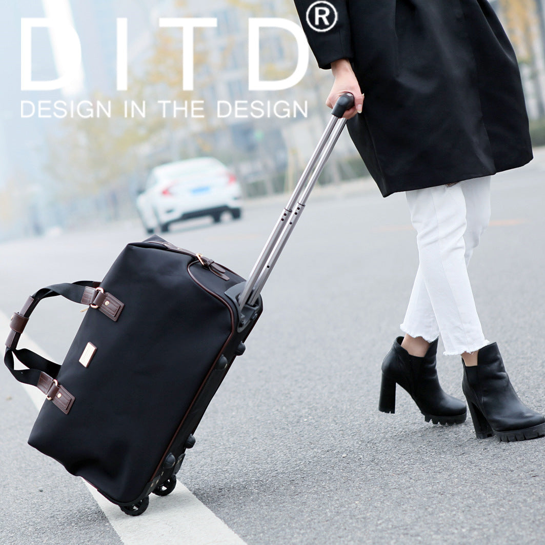 Folding Hand Female Business Large Capacity Travel Bags