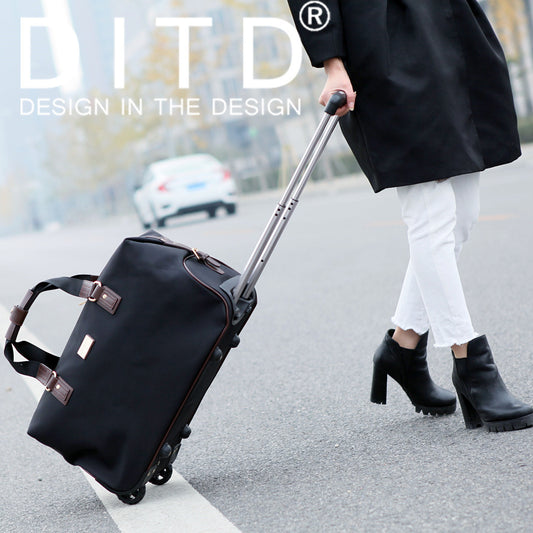 Folding Hand Female Business Large Capacity Travel Bags
