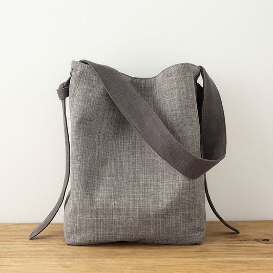 Women's Canvas Cotton Linen Simple Retro Literary Shoulder Bags
