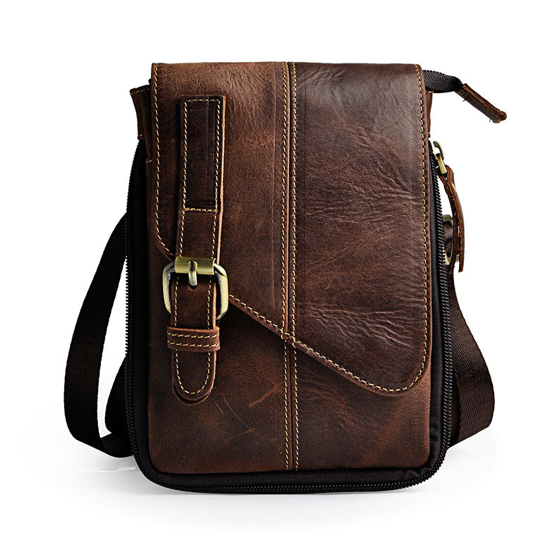 Men's Top Layer Crazy Horse Skin Cowhide Bags