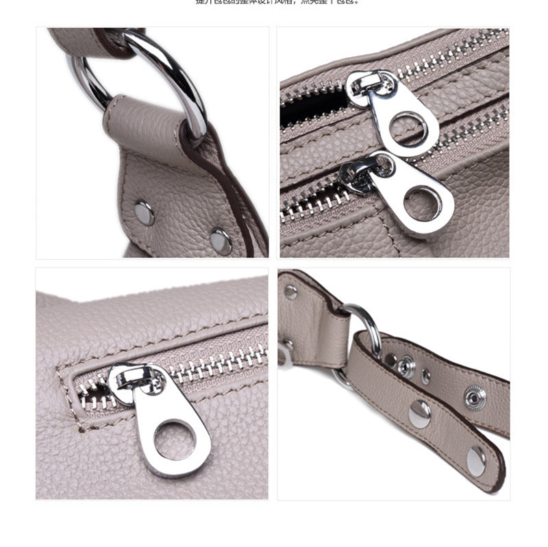 Women's Fashion Retro Large Capacity Top Layer Shoulder Bags