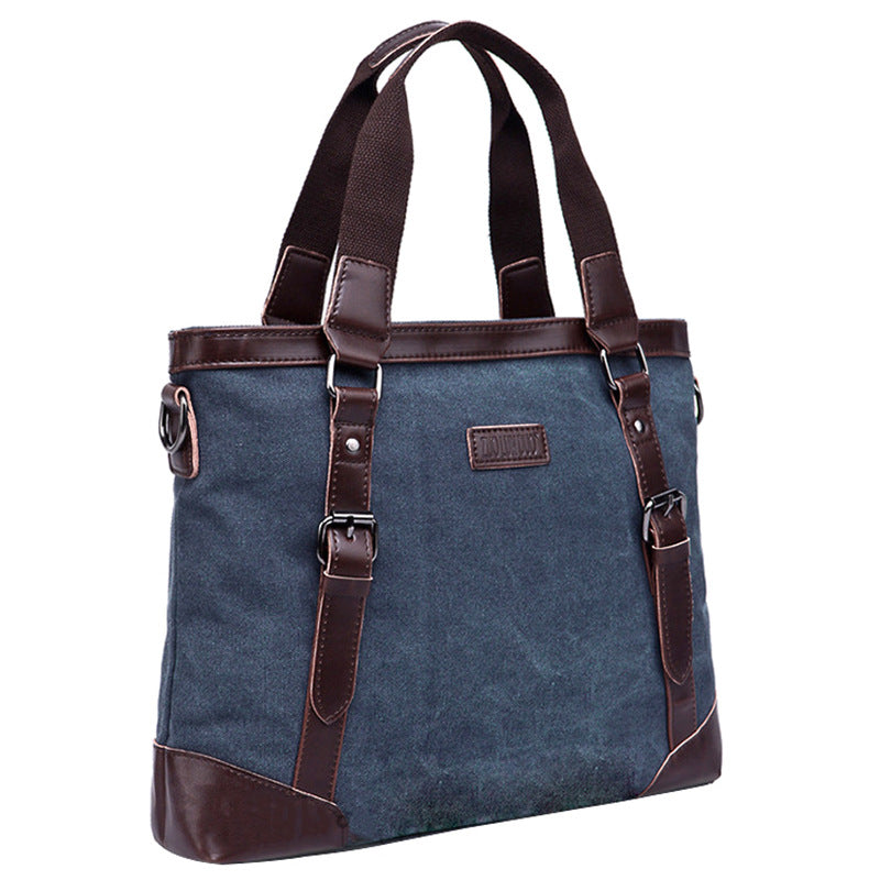 Men's Business Canvas Portable Korean Style Personalized Men's Messenger Bags