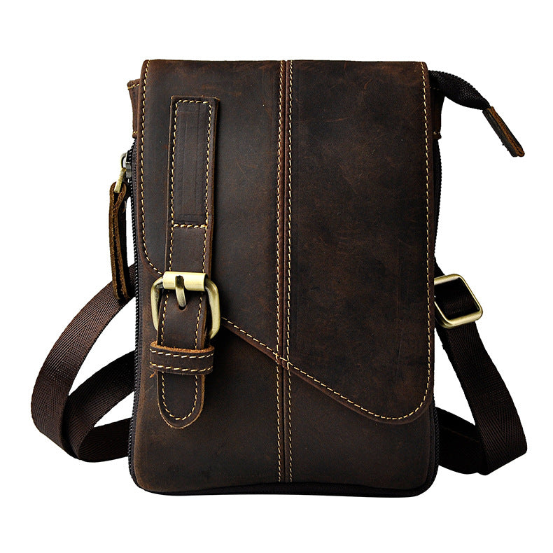 Men's Top Layer Crazy Horse Skin Cowhide Bags