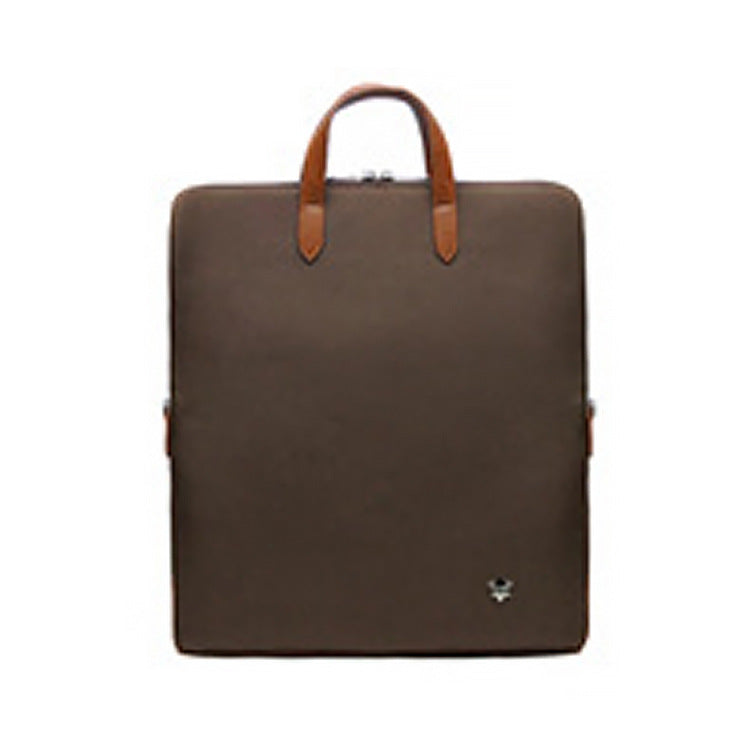 Men's Preppy Style Business Pure Color Men's Handbags