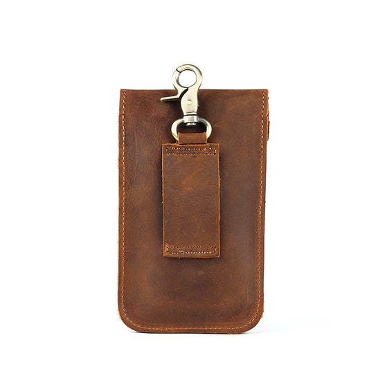 Men's Horse Mobile Protective Cover First Layer Cowhide Pure Phone Bags