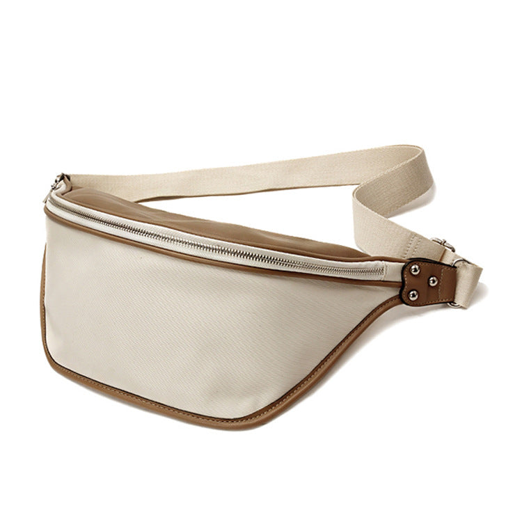 Men's Korean Style Patchwork Household Fashion Single Men's Chest Bags