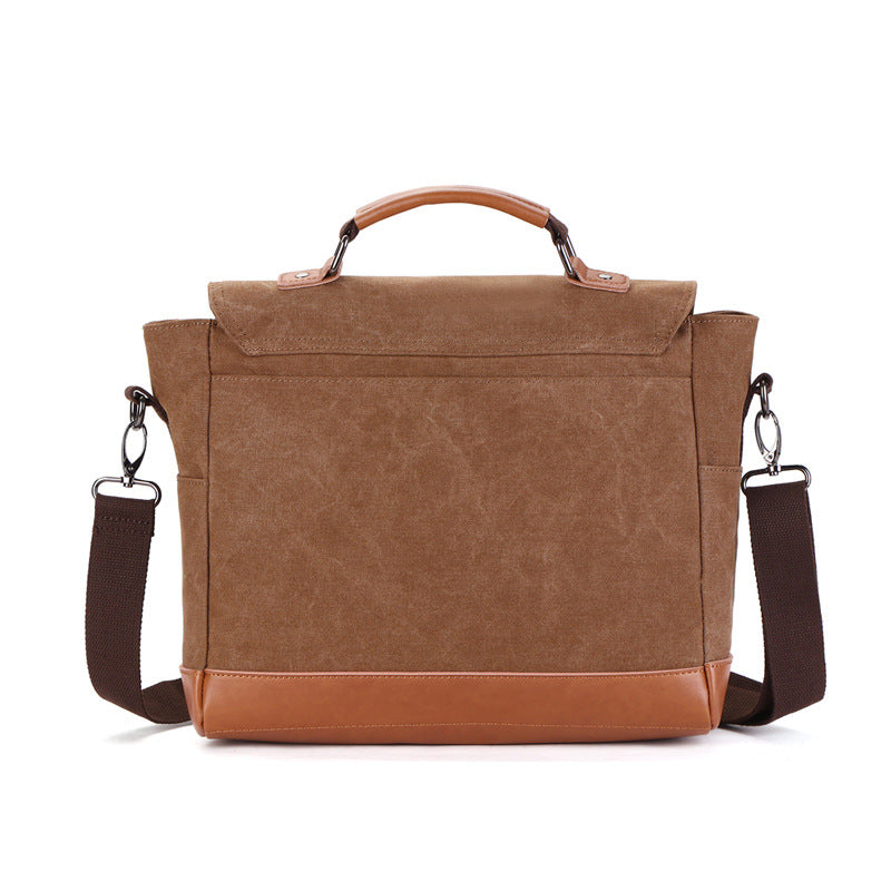 Men's Attractive Durable Canvas Business Computer Men's Messenger Bags