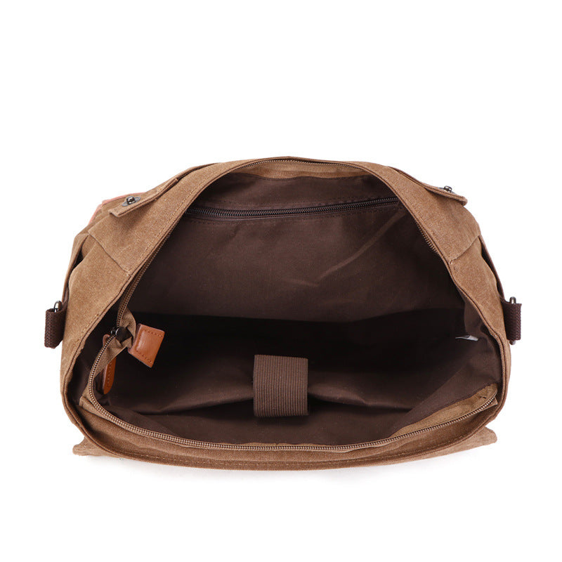 Men's Attractive Durable Canvas Business Computer Men's Messenger Bags
