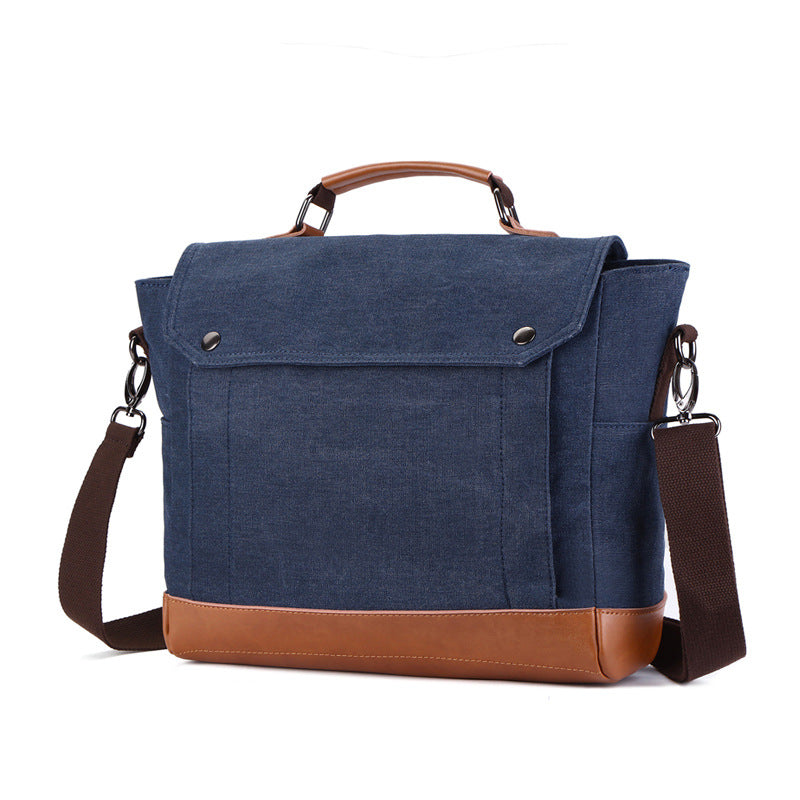 Men's Attractive Durable Canvas Business Computer Men's Messenger Bags