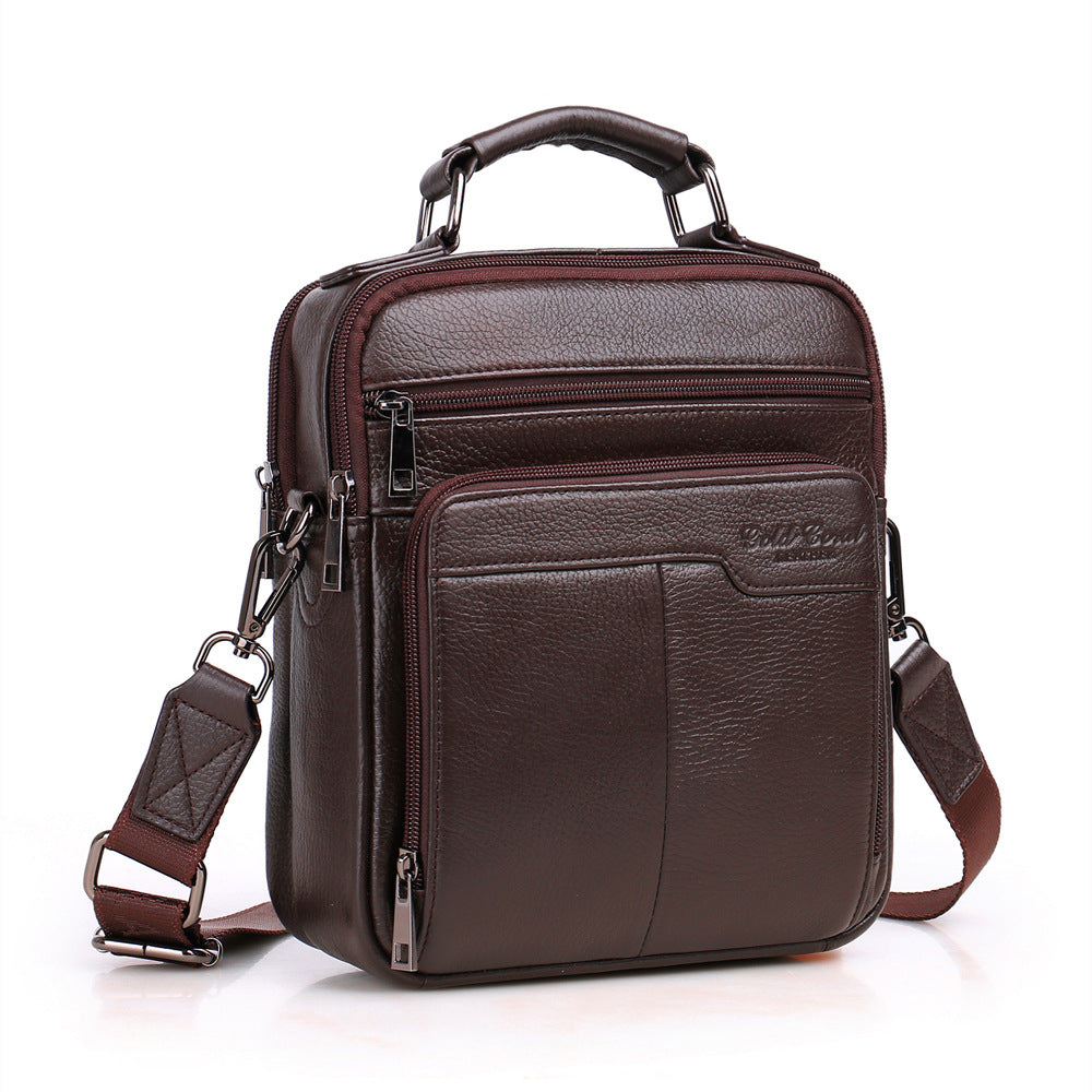 Men's New First Layer Cowhide Portable Men's Messenger Bags