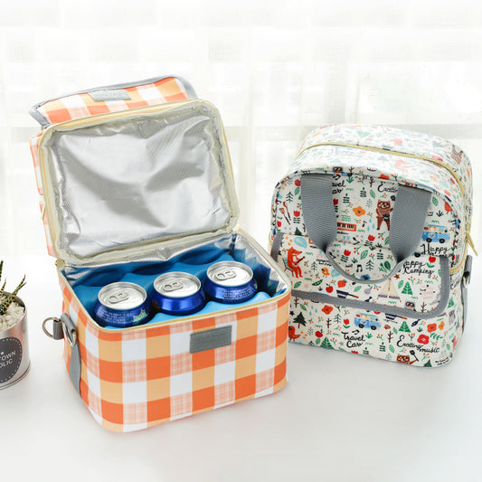 Mummy Plaid Large Capacity Go Out Bags