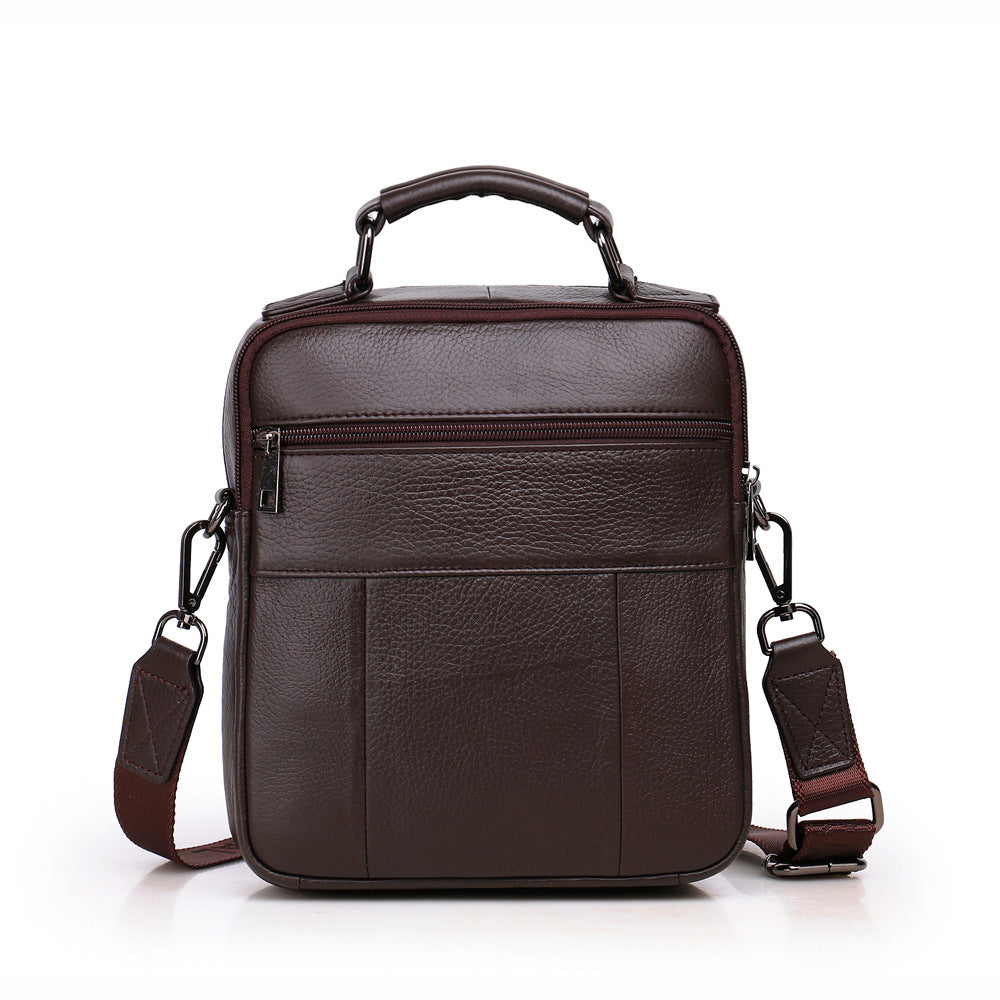 Men's New First Layer Cowhide Portable Men's Messenger Bags