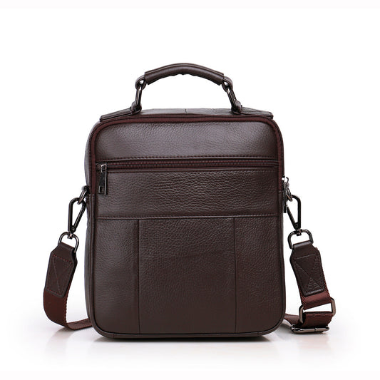 Men's New First Layer Cowhide Portable Men's Messenger Bags