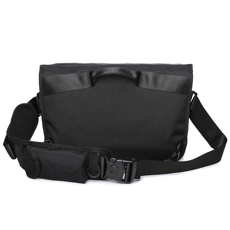 Men's Trendy Leather Tooling Motorcycle Mechanical Style Men's Messenger Bags