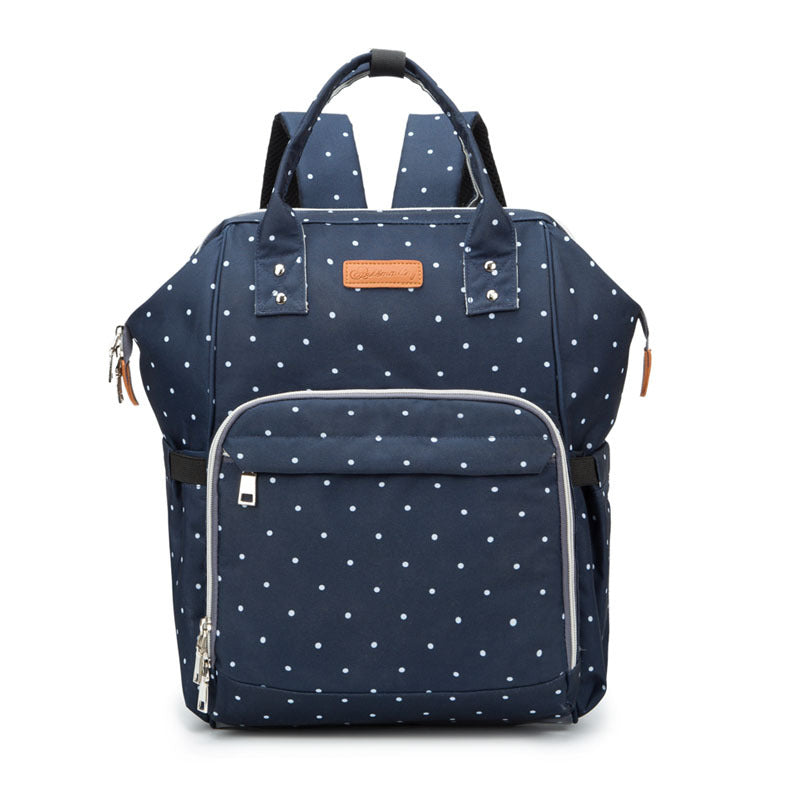 Mummy Waterproof Polka Dot Diaper Folding Bags