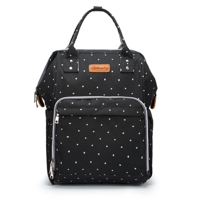 Mummy Waterproof Polka Dot Diaper Folding Bags
