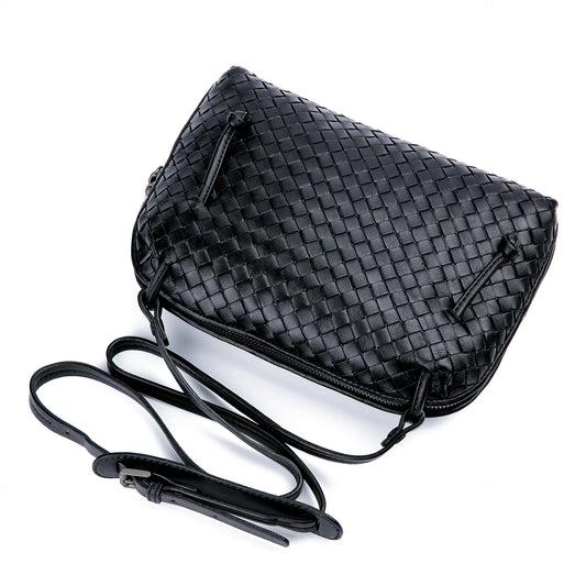 Women's Trendy Handmade Woven Fashionable Shell Crossbody Bags
