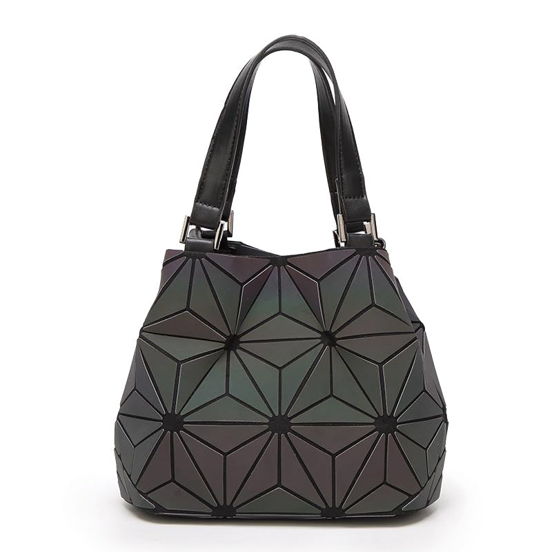 Transformer Portable Trendy Red Diamond Cylindrical Grinding Handbags