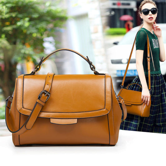 Women's Beautiful Fashion Genuine Leather Cowhide Crossbody Bags